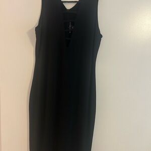 Elegant Black Sleeveless Dress